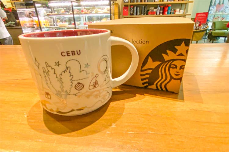 スターバックのセブ島限定のマグカップ