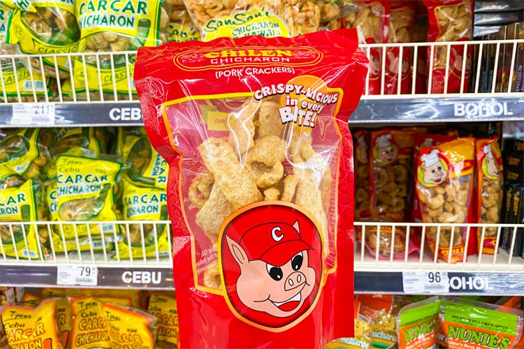 スーパーマーケット内のチチャロン