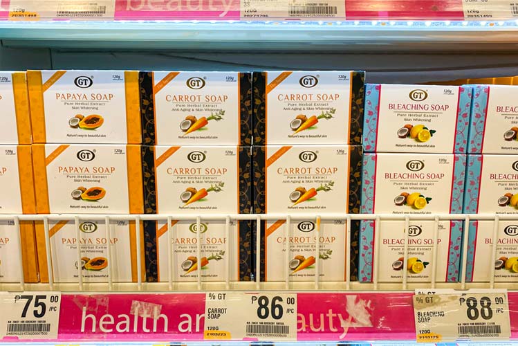 スーパーマーケット内のGTの固形石鹸