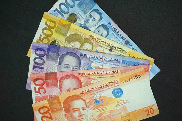 フィリピンのお金
1000.500.100.50.20ペソ札