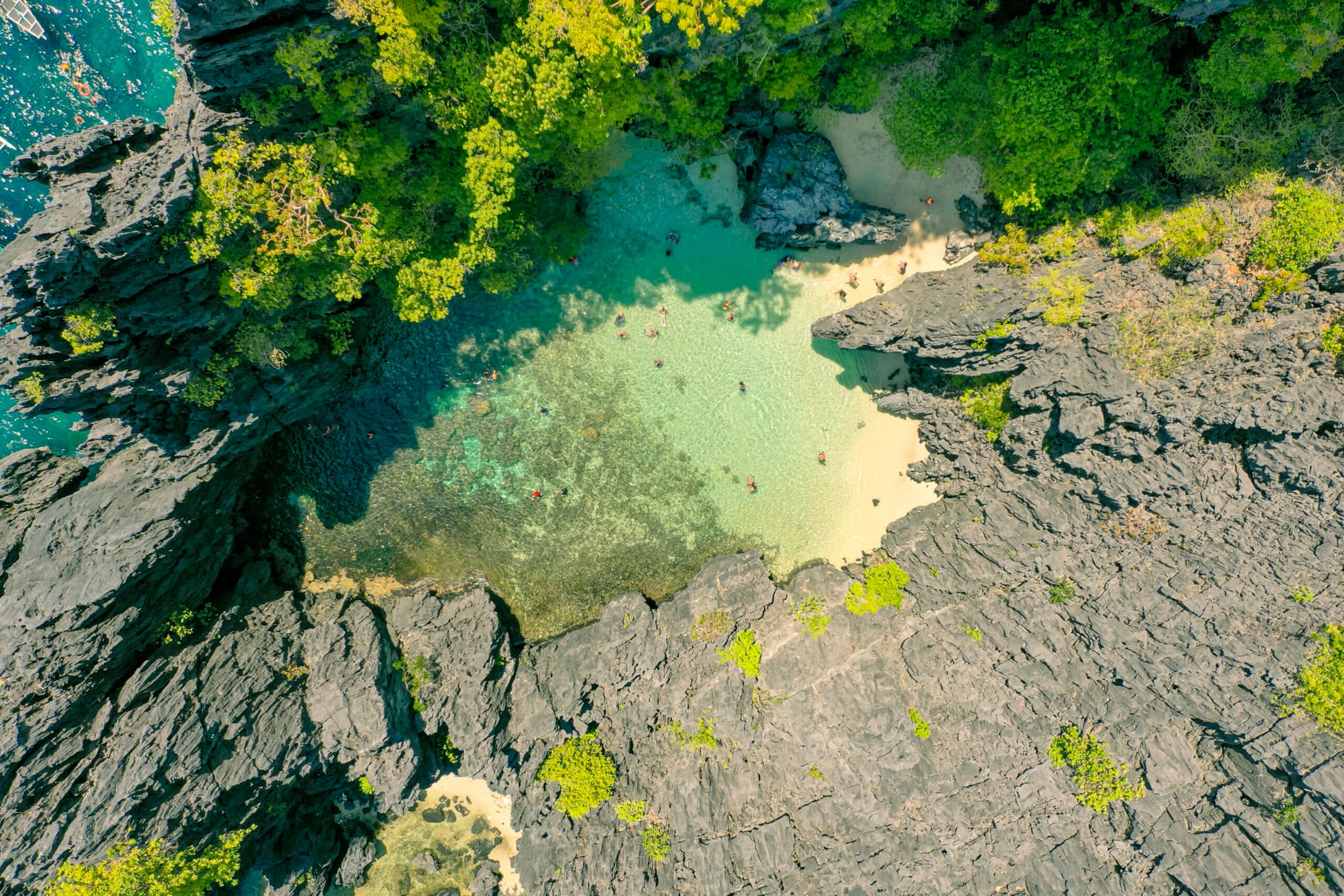 パラワン島_上空からの撮影