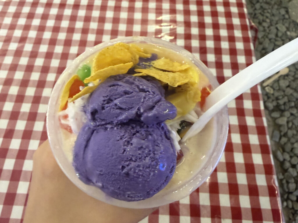 デザートはハロハロ