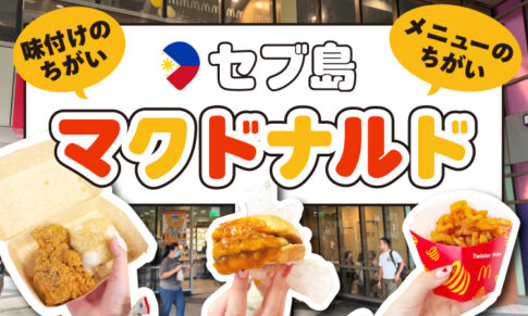 セブ島のマクドナルドは日本とちがう？メニューは？味付けは？